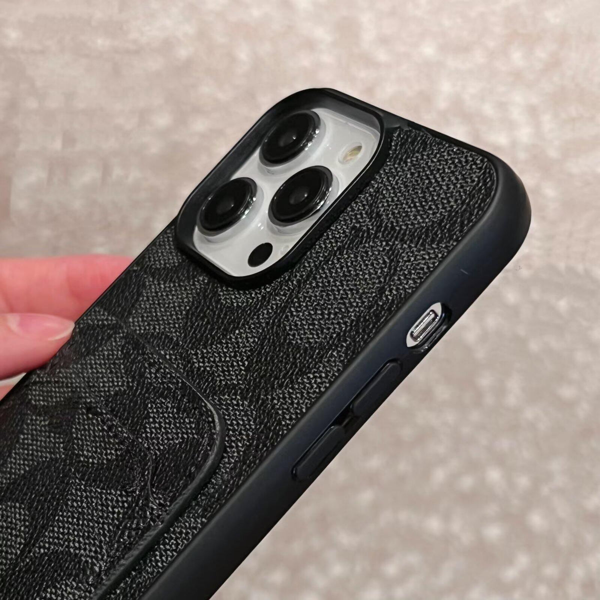 クラシック カードバッグ レザー iPhone ケース