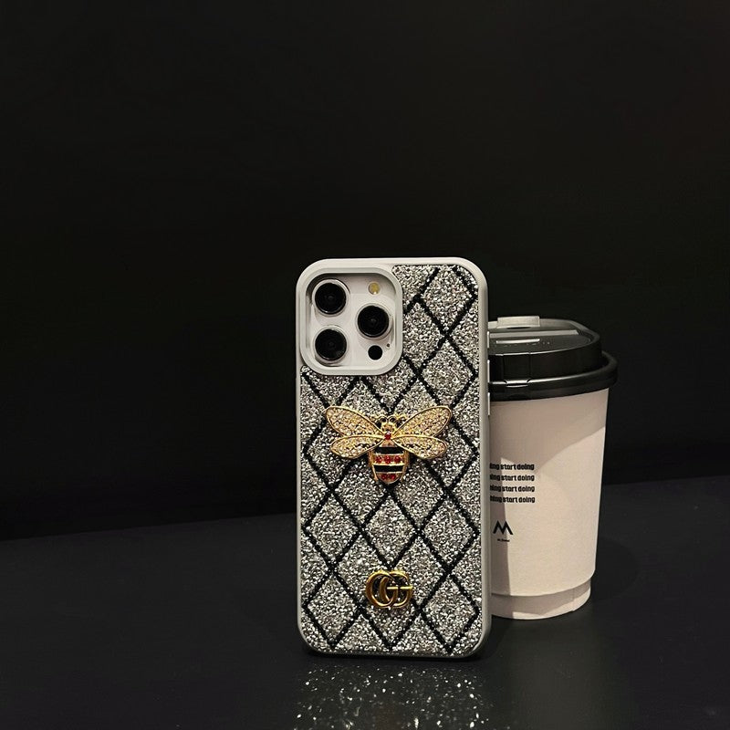 Premium Bee Diamond iPhone-hoesje