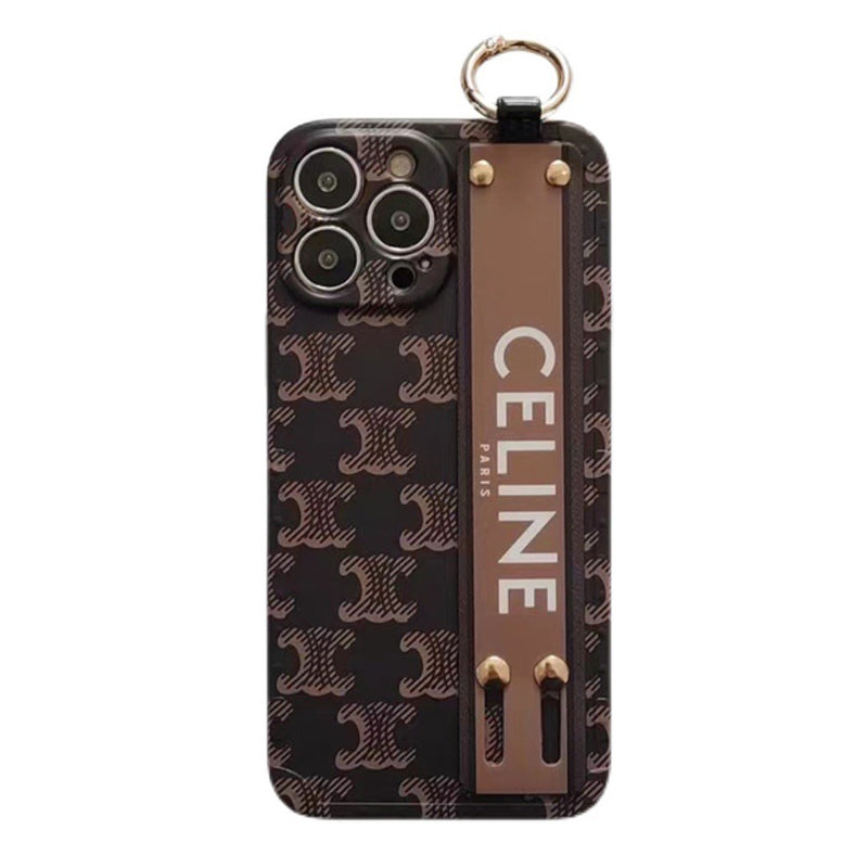 Capa para iPhone com pulseira de moda