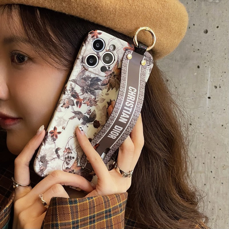 ファッションメープルリーフリストバンドiPhoneケース