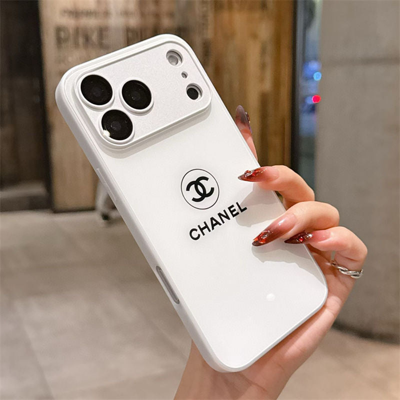 クラシック ミニマリスト リュクス iPhone ケース – ホワイト グロス エディション