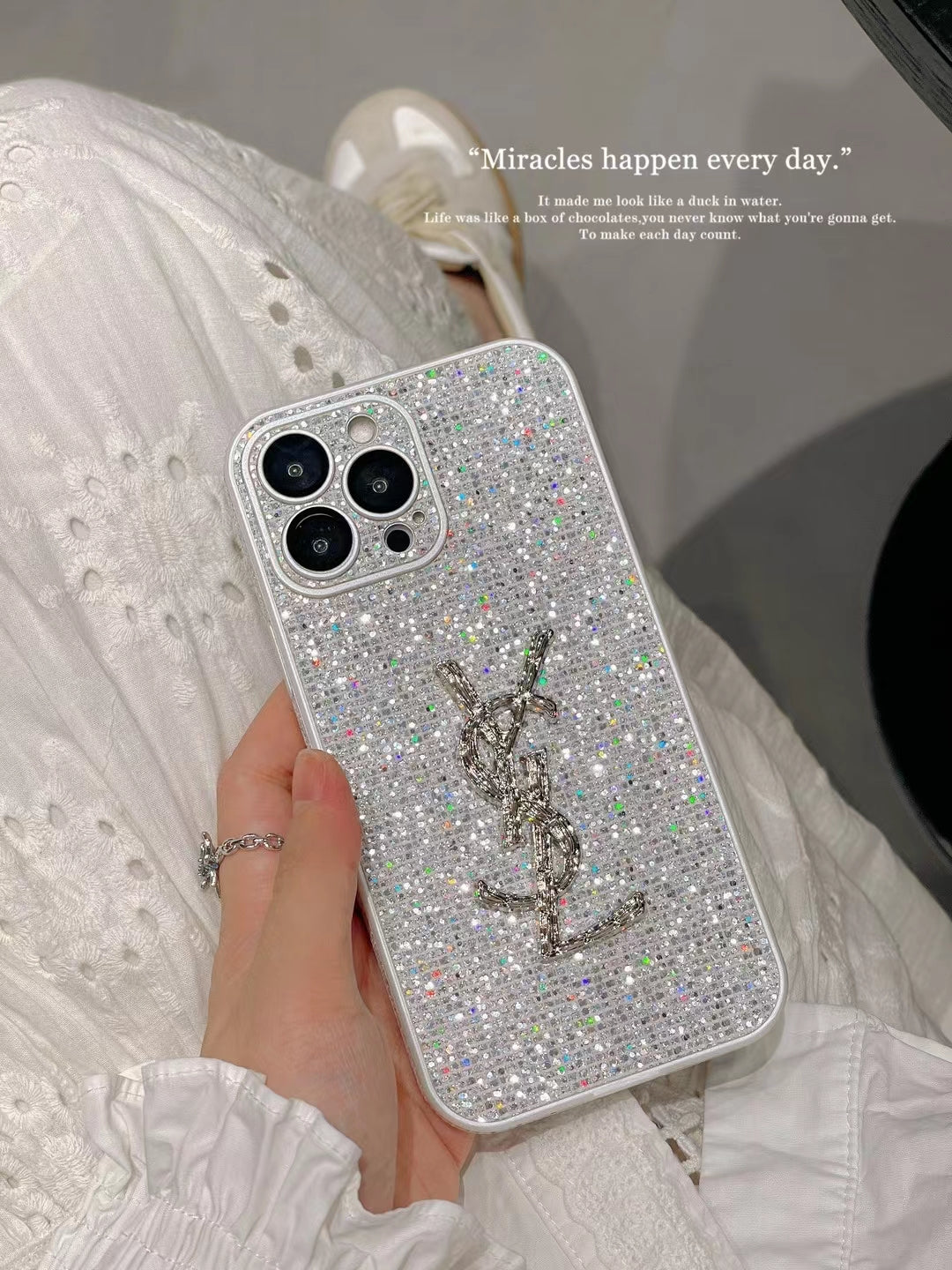 豪華なグリッター iPhone ケース