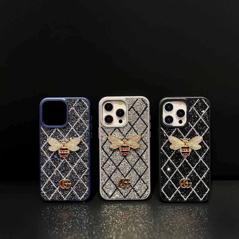 Premium Bee Diamond iPhone-hoesje