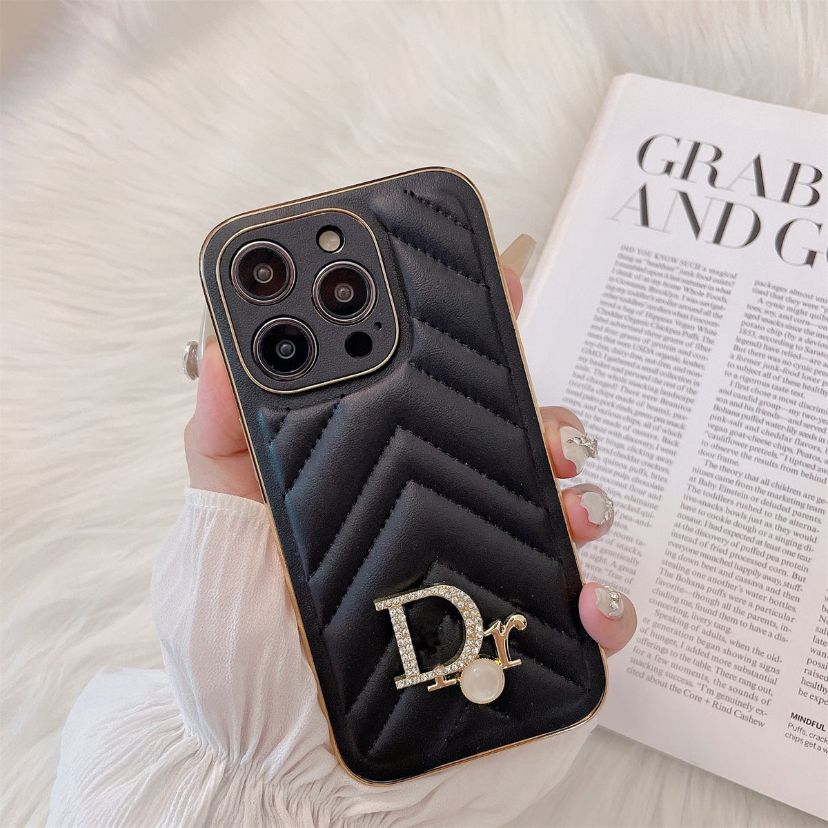 Funda de iPhone con cojín de aire de moda