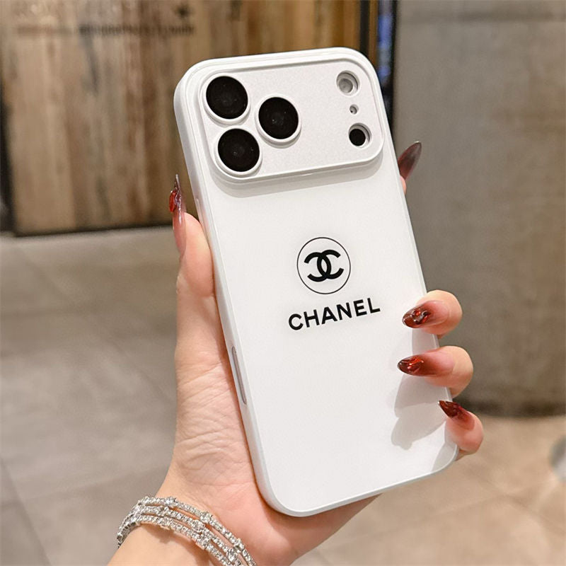 クラシック ミニマリスト リュクス iPhone ケース – ホワイト グロス エディション