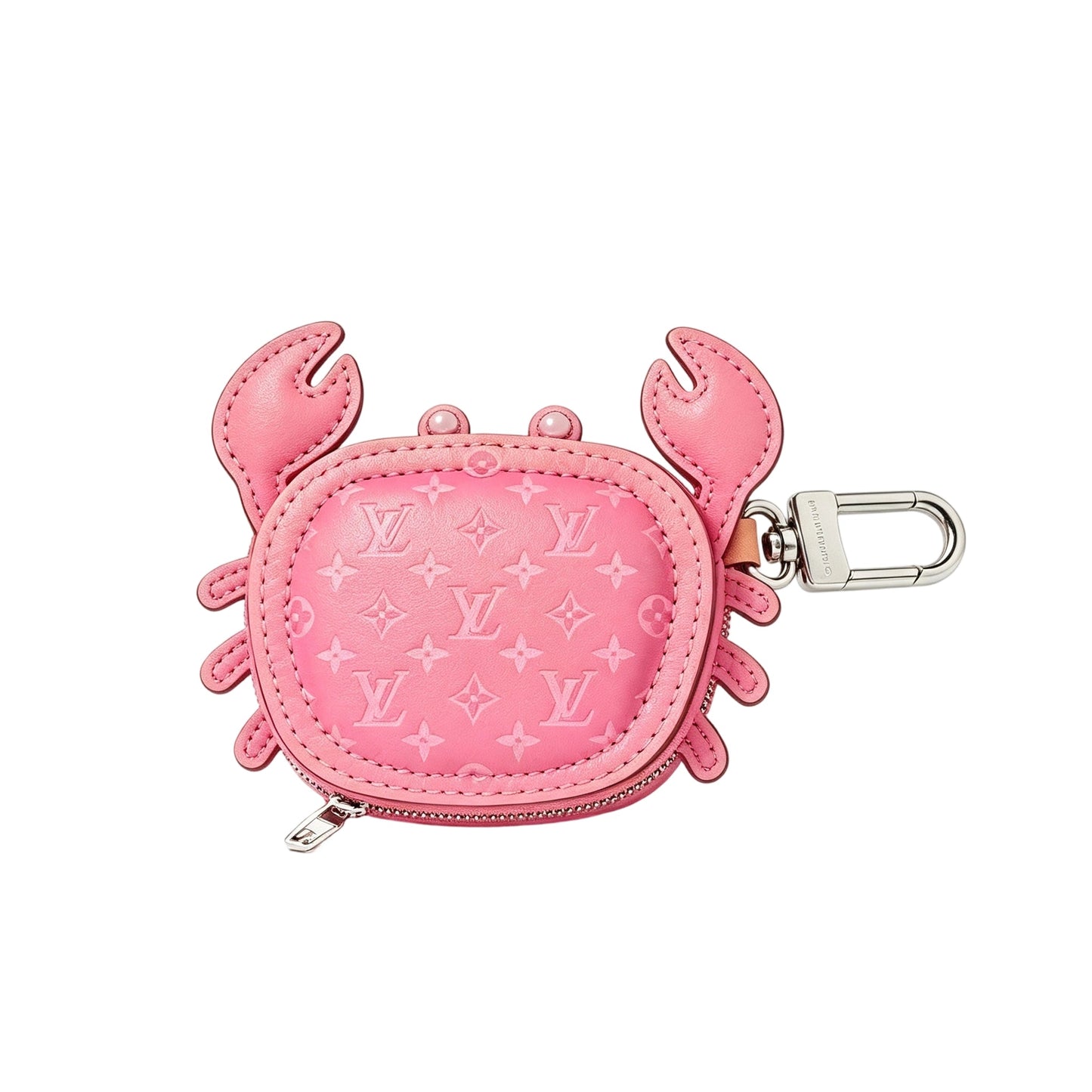 Crab Mini Coin Purse Bag Charm Keychain