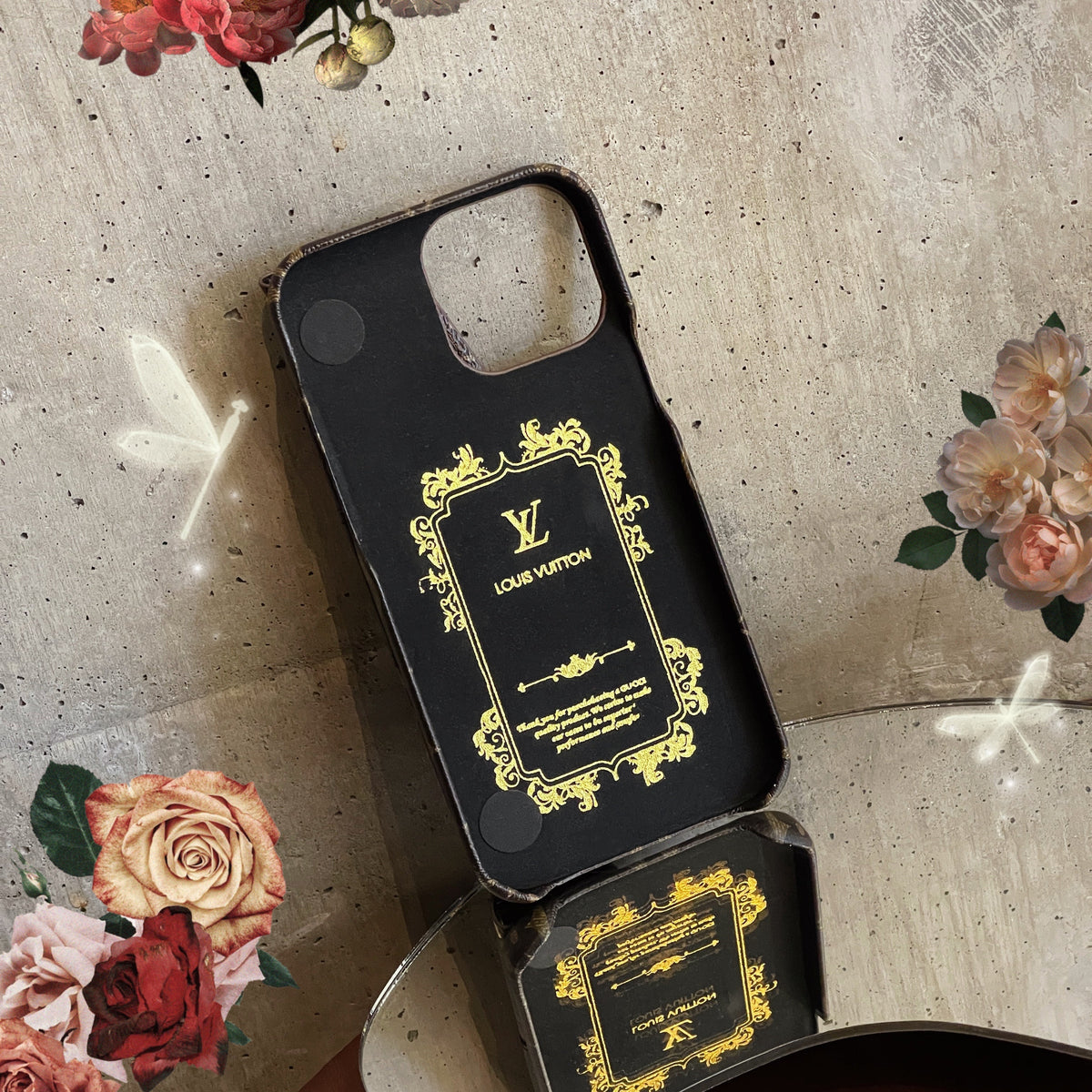 高級クロスボディカードホルダーiPhoneケース