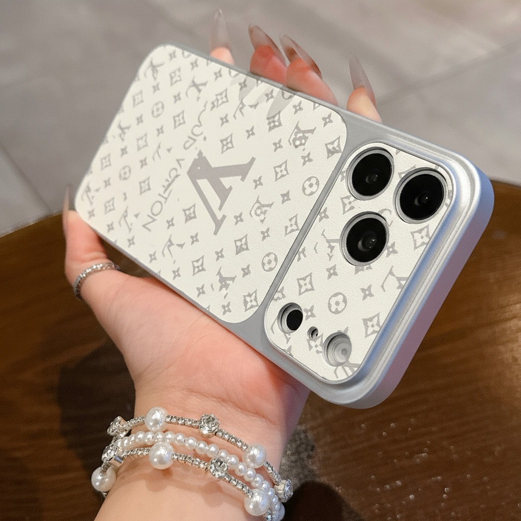 高級感のあるエンボス柄iPhoneケース