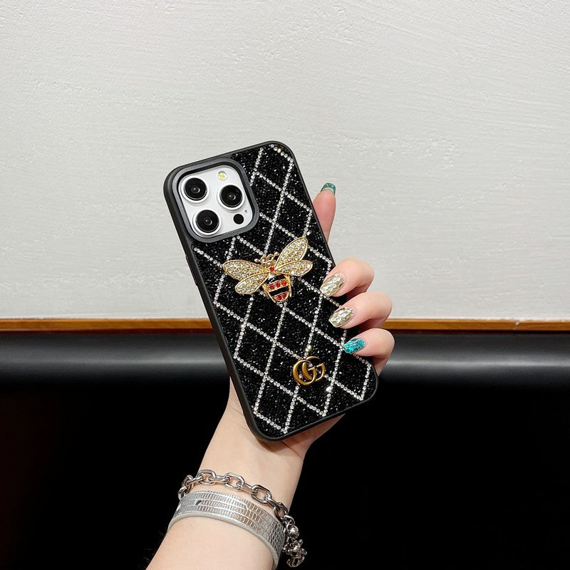 Premium Bee Diamond iPhone-hoesje
