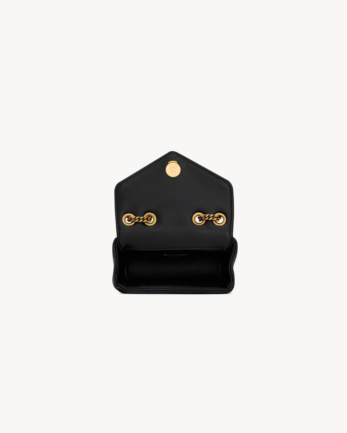 L-Y Leather Mini Chain Adjustable Handbag Wallet