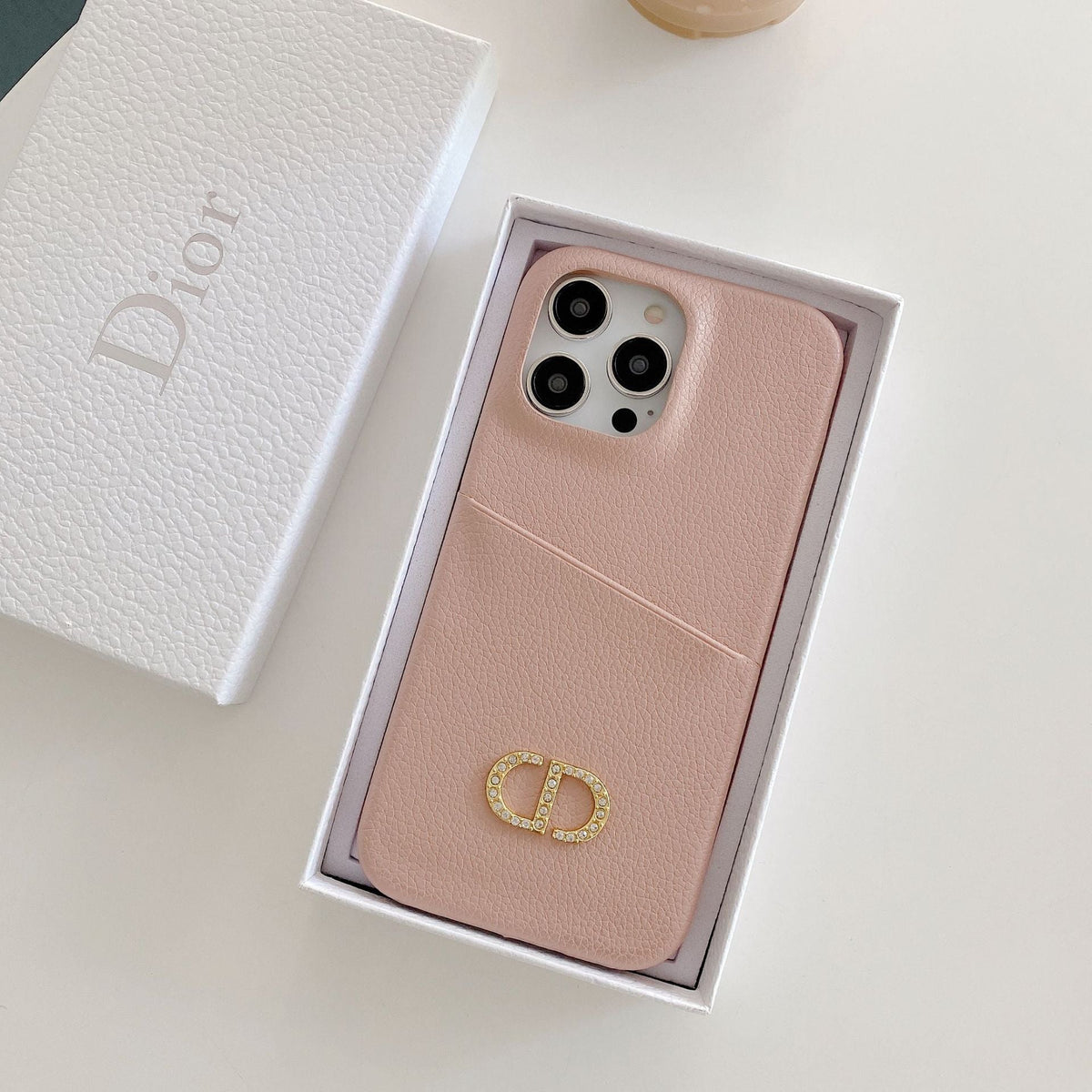 Capa de couro da moda para iPhone