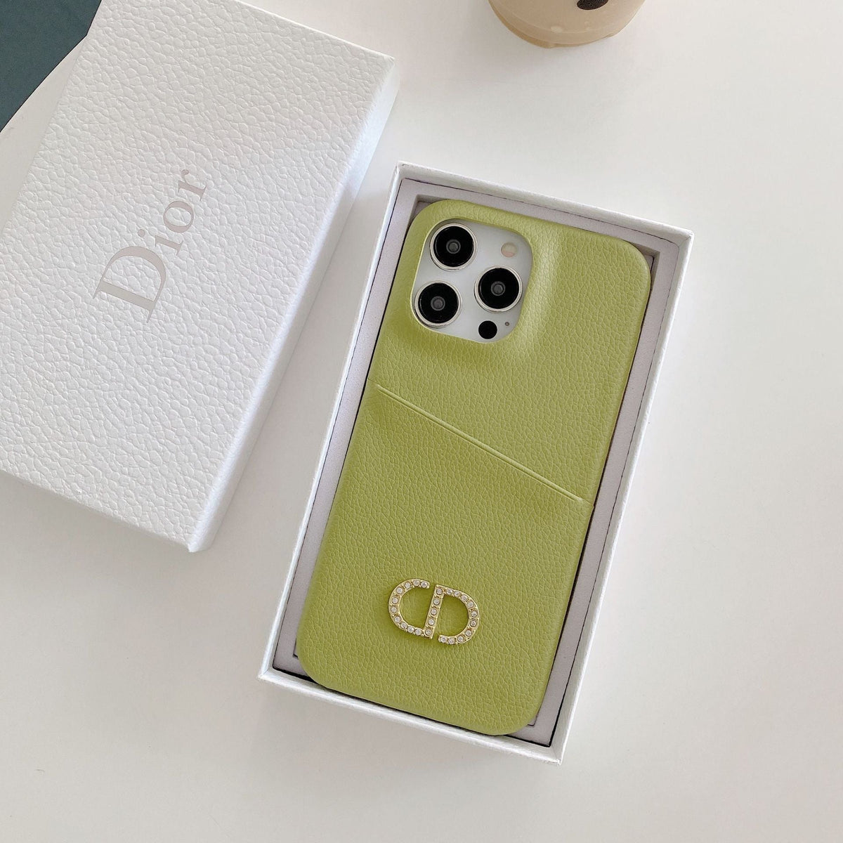 Capa de couro da moda para iPhone