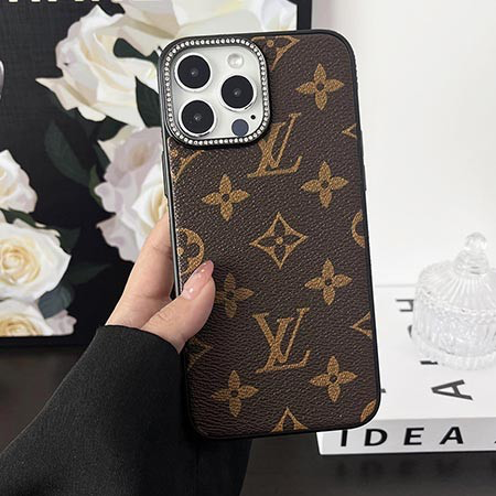 高級感のあるファブリックのスパークルサラウンドiPhoneケース