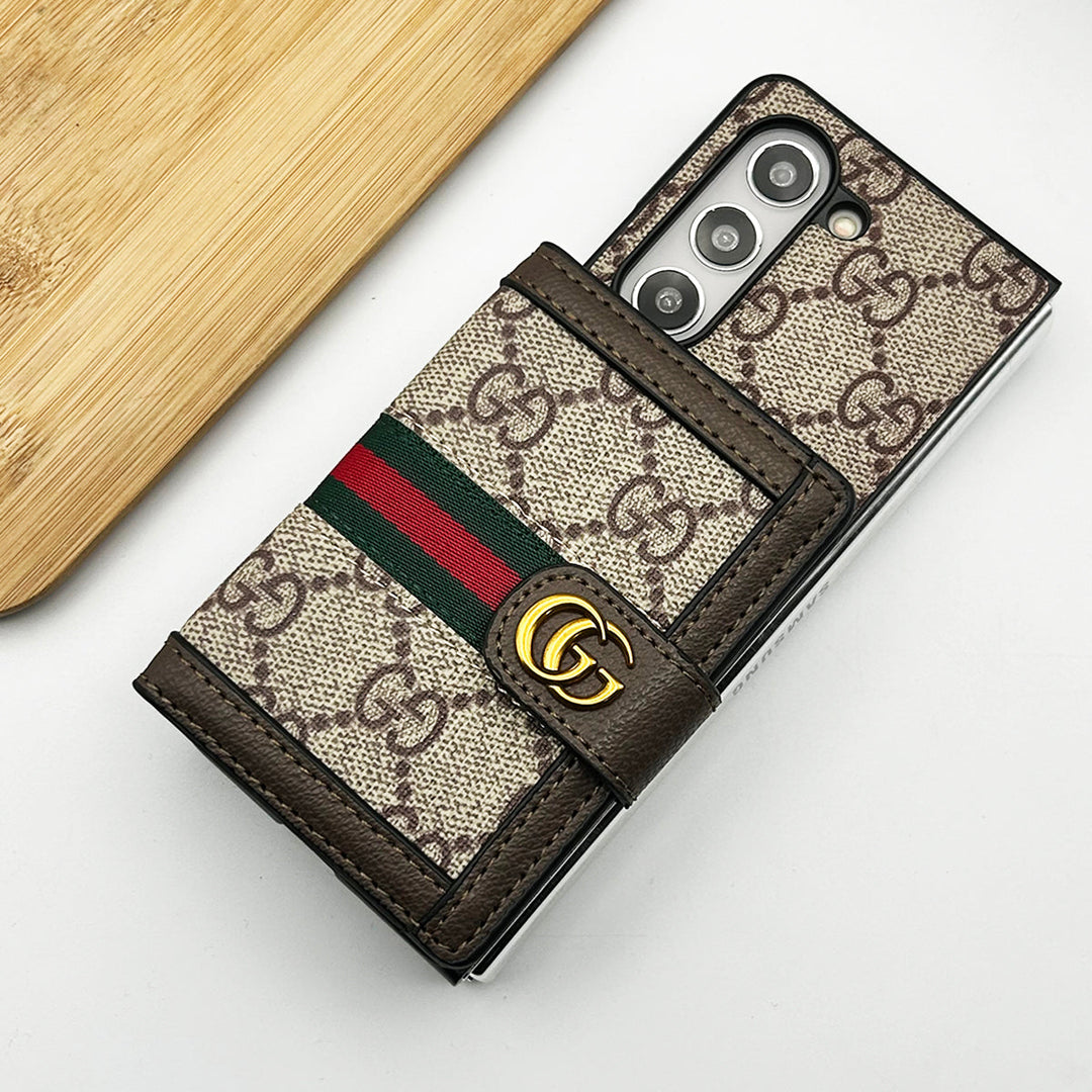 Samsung Galaxy Z Fold 6 Luxury Fashion Δερμάτινη θήκη