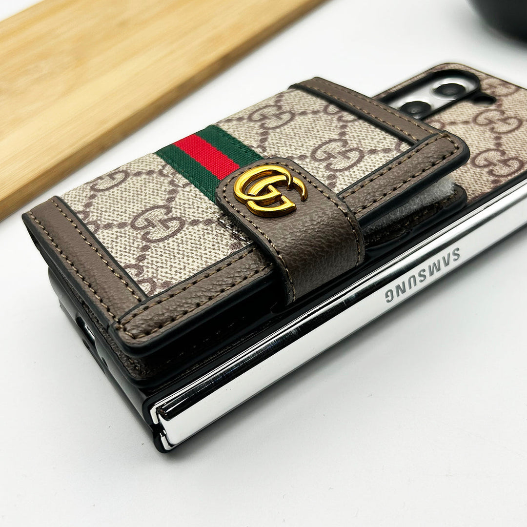 Samsung Galaxy Z Fold 6 Luxury Fashion Δερμάτινη θήκη