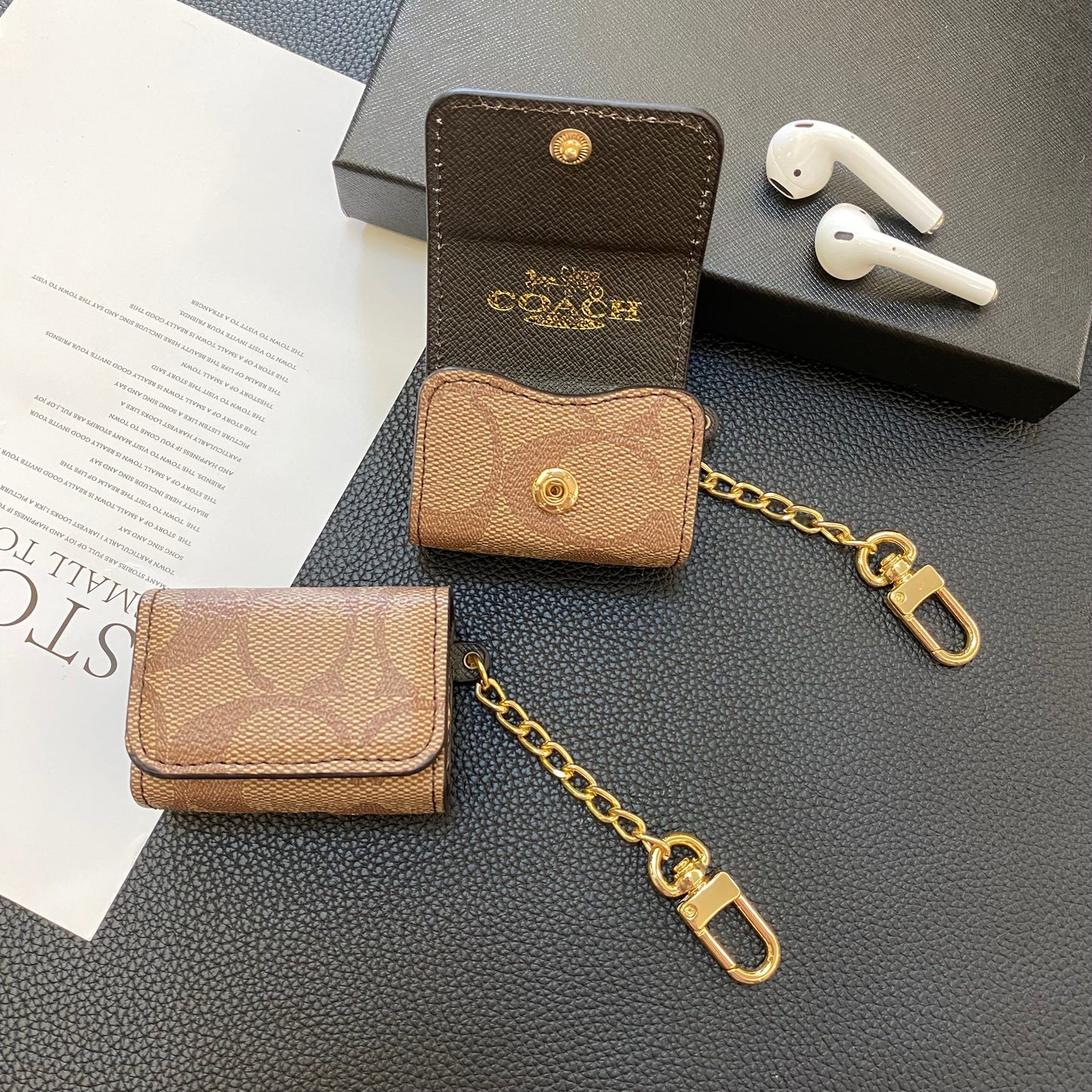 Luxury Classic AirPods Pro -kotelot Vaaleanruskea-YH240425
