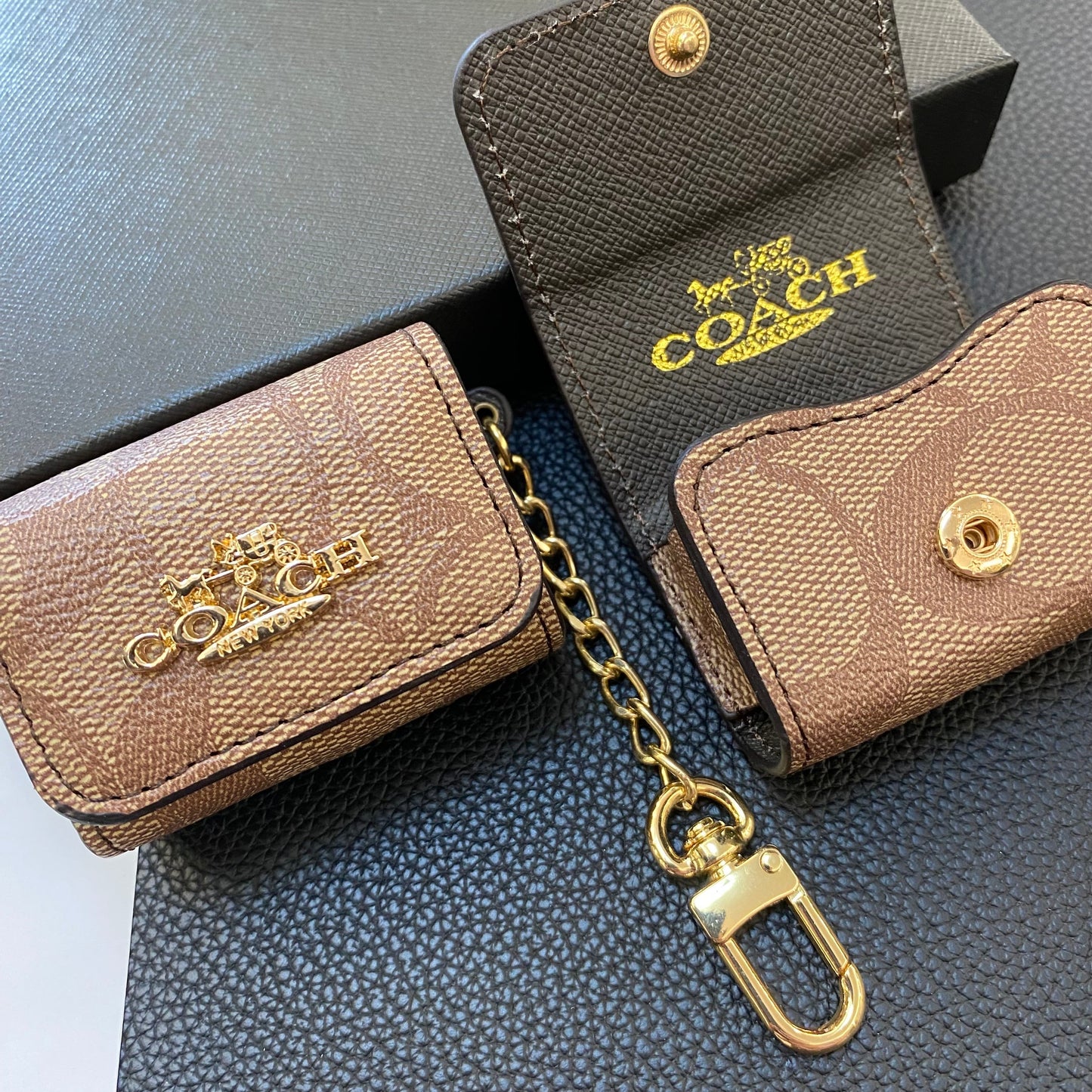 Estuches Luxury Classic para AirPods Pro Marrón claro - LGK240425