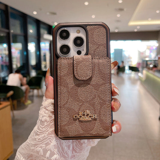 ウォレット付きクラシック iPhone ケース -LBK241416