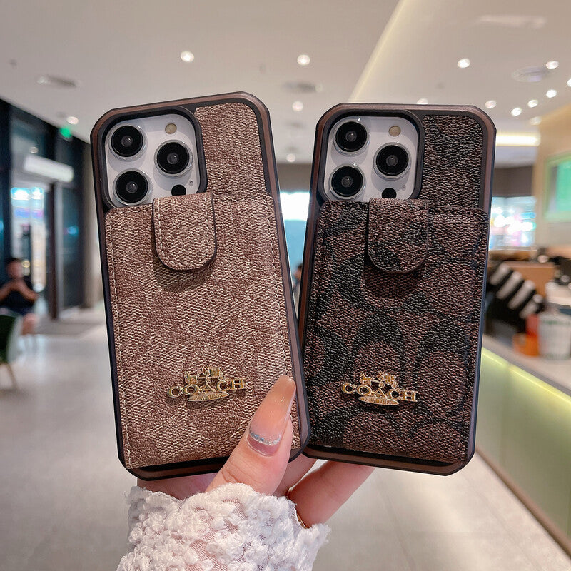 ウォレット付きクラシック iPhone ケース -LBK241416