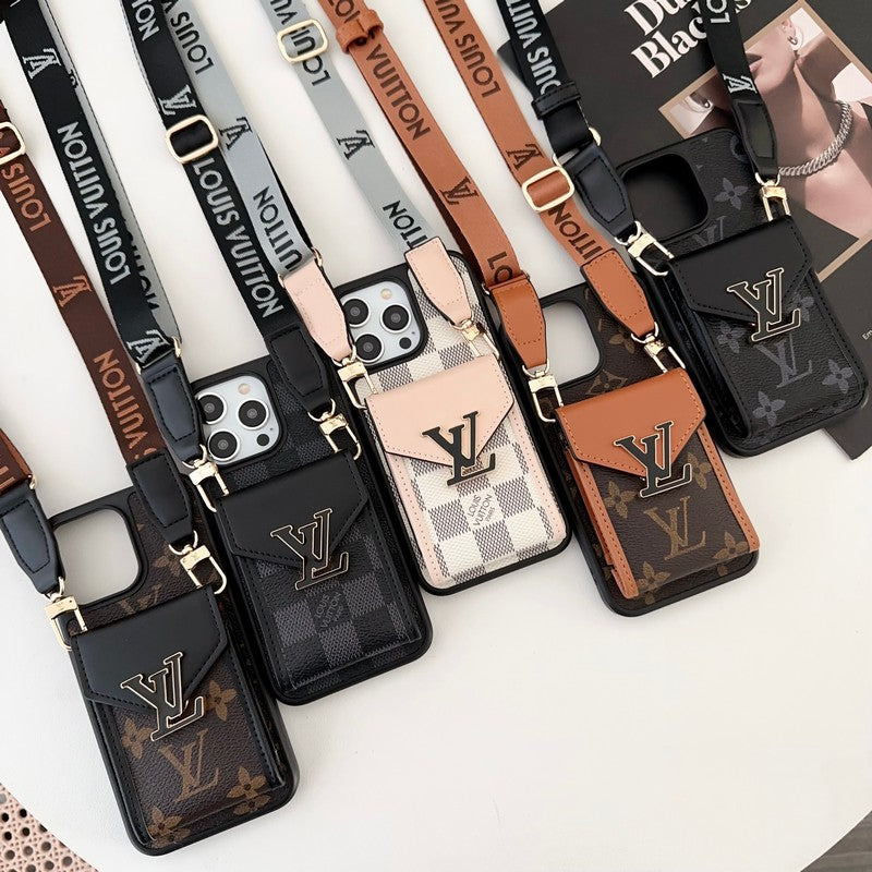 Luksuzna torba za voščilnice, etui za iPhone s petbarvno verigo