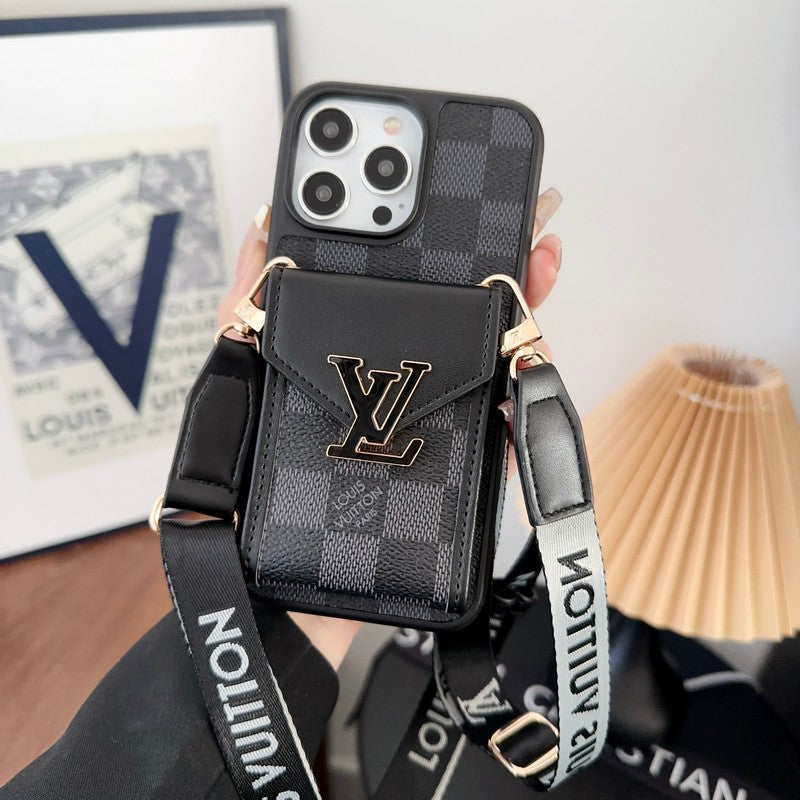 Luksuzna torba za voščilnice, etui za iPhone s petbarvno verigo