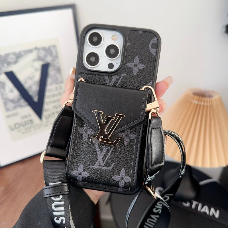 Luksuzna torba za voščilnice, etui za iPhone s petbarvno verigo