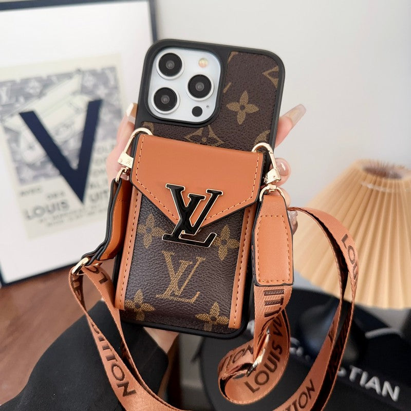 Luksuzna torba za voščilnice, etui za iPhone s petbarvno verigo