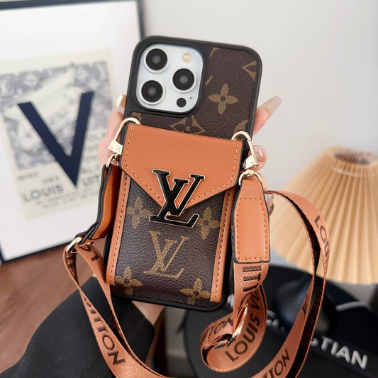 Luksuzna torba za voščilnice, etui za iPhone s petbarvno verigo