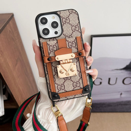 Premium kaarttasketting Klassiek iPhone-hoesje