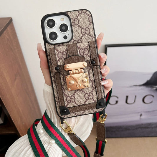 Premium kaarttasketting Klassiek iPhone-hoesje