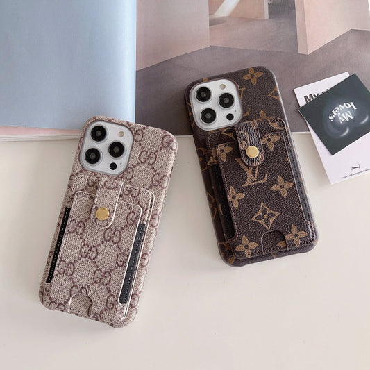 Premium kaarthouder iPhone-hoesje