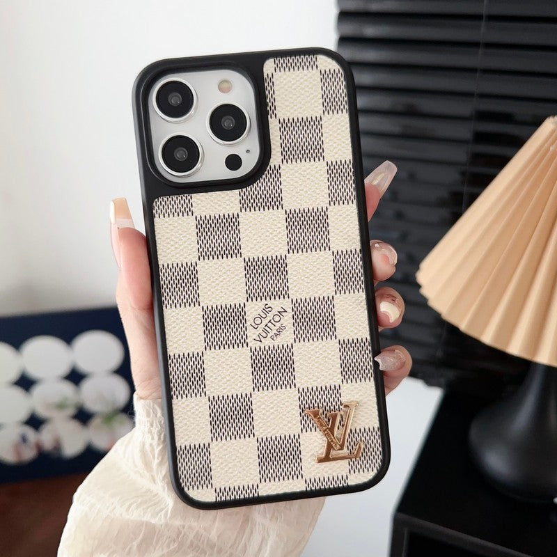 Luxe zwart & wit iPhone-hoesje