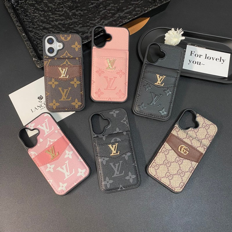 高級カードバッグ クラシックカラー iPhone ケース