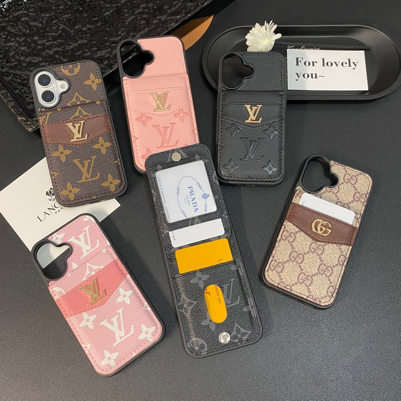 高級カードバッグ クラシックカラー iPhone ケース