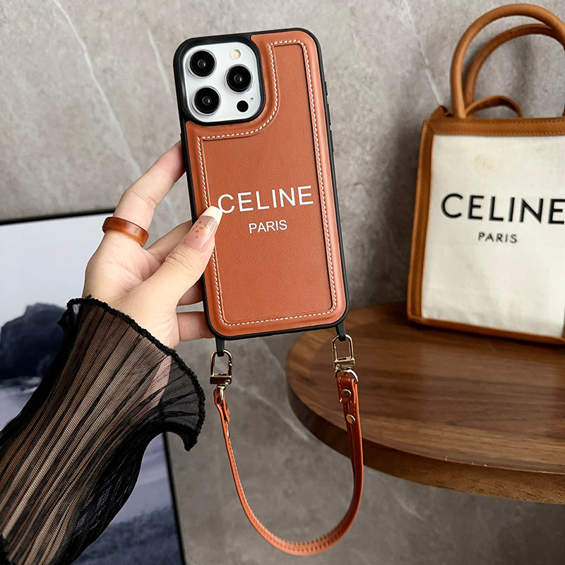 ファッション ハンド ホルダー レザー 16 iPhone ケース