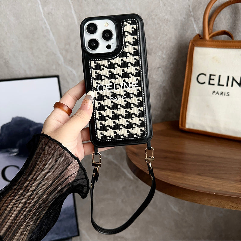 ファッション ハンド ホルダー レザー 16 iPhone ケース