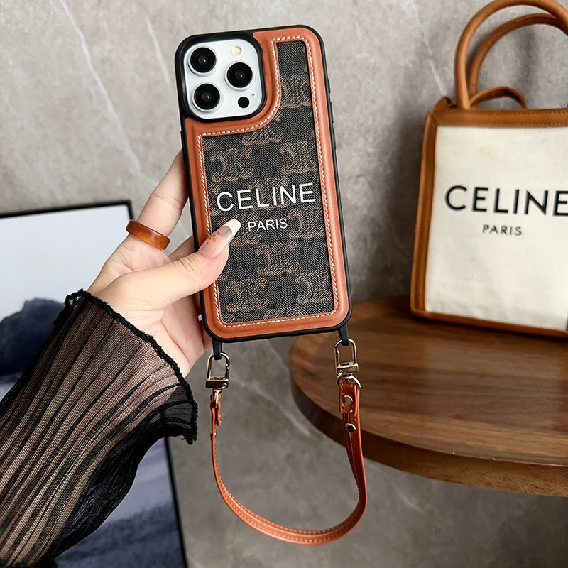 ファッション ハンド ホルダー レザー 16 iPhone ケース