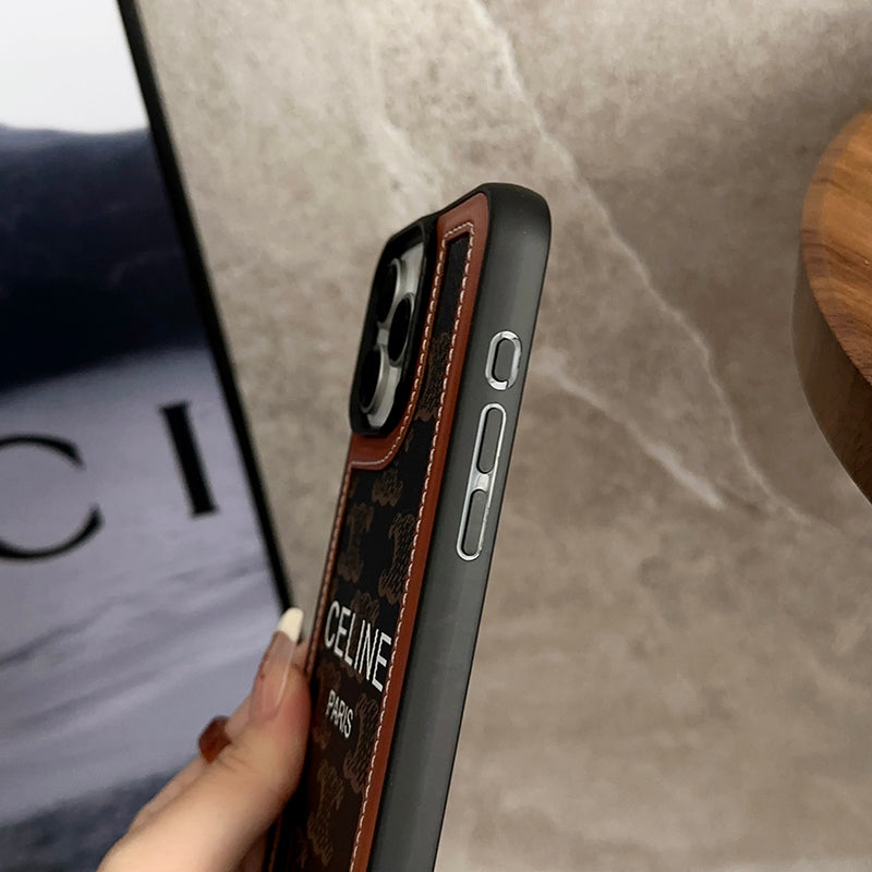ファッション ハンド ホルダー レザー 16 iPhone ケース