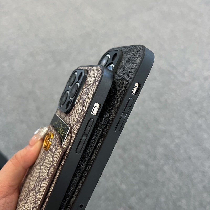 Premium Kaarttas Klassiek iPhone-hoesje