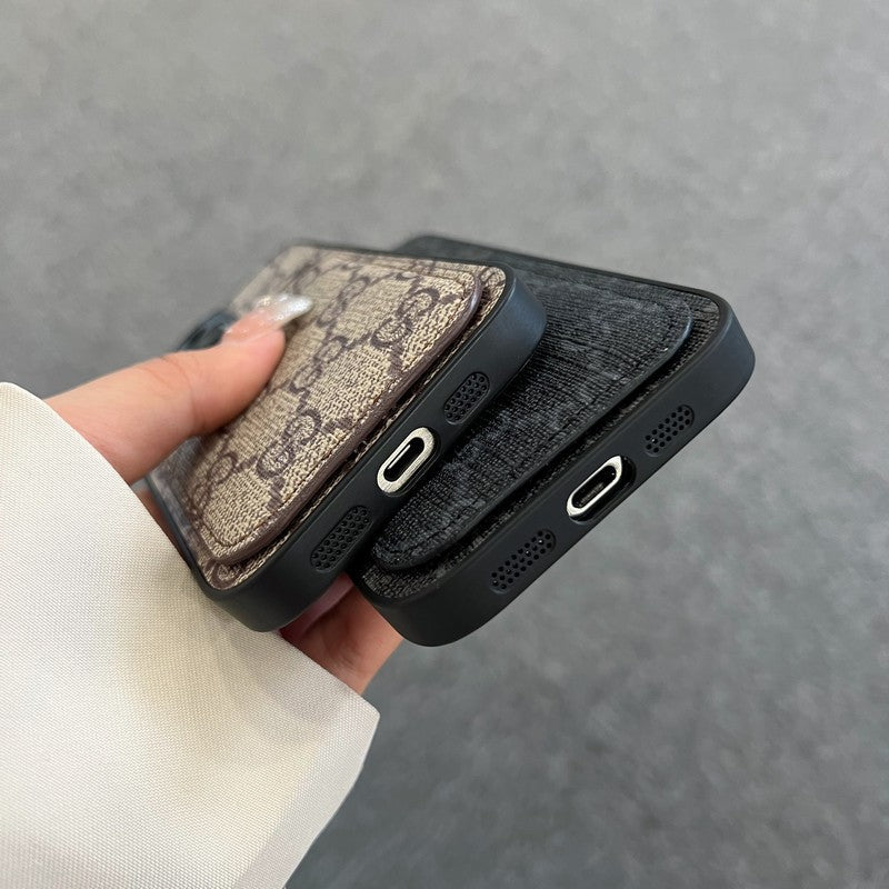 Premium Kaarttas Klassiek iPhone-hoesje