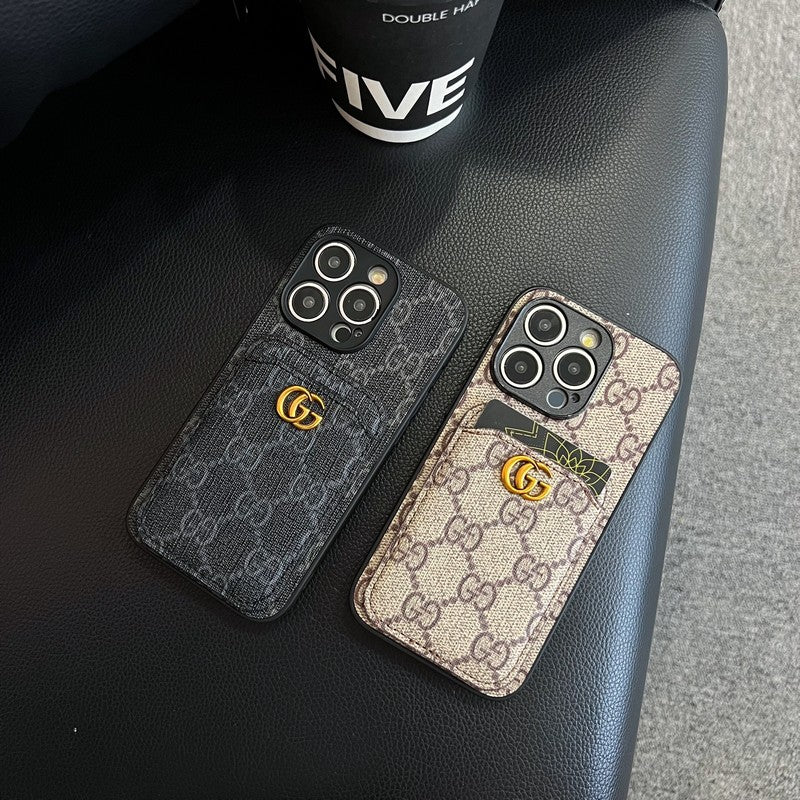 Premium Kaarttas Klassiek iPhone-hoesje