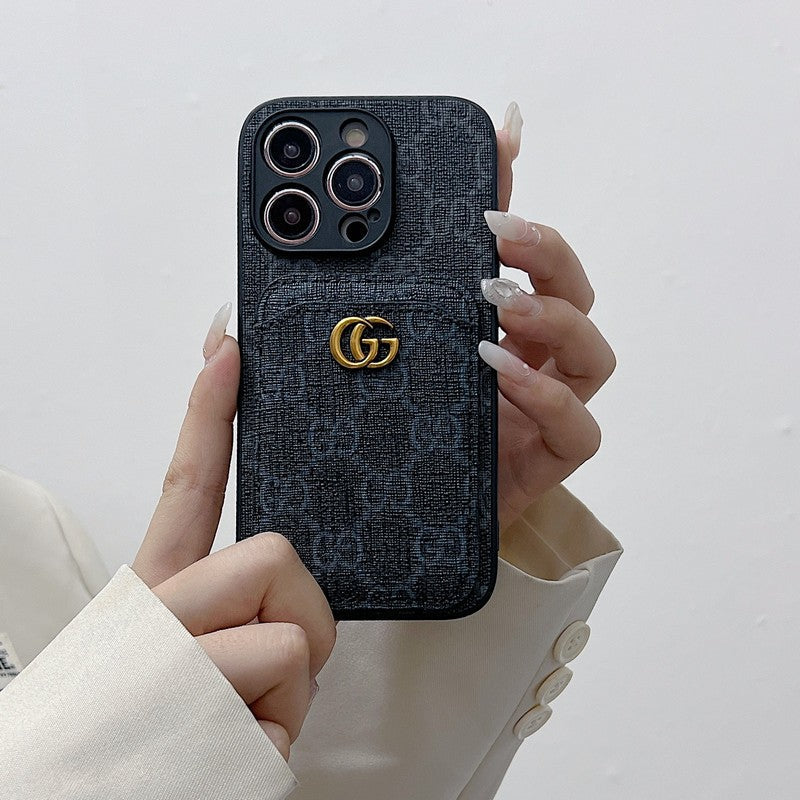 Premium Kaarttas Klassiek iPhone-hoesje