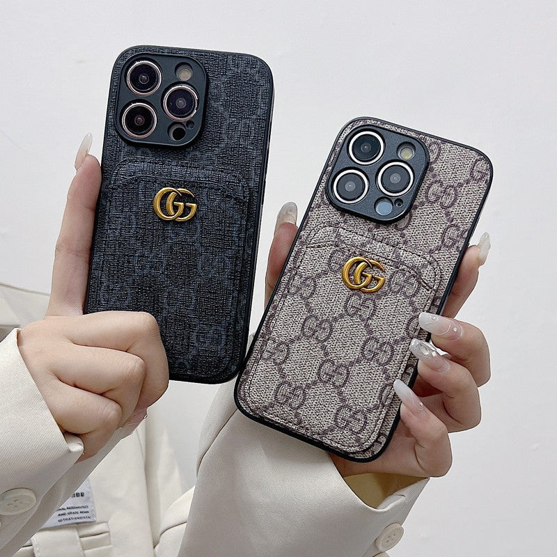 Premium Kaarttas Klassiek iPhone-hoesje