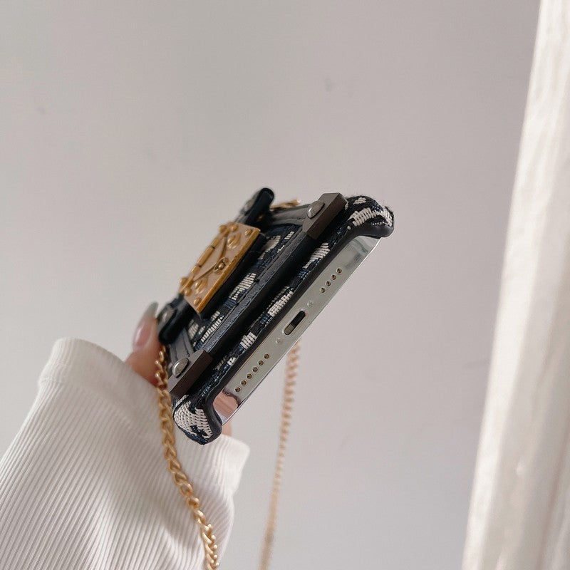Husă pentru iPhone din material textil