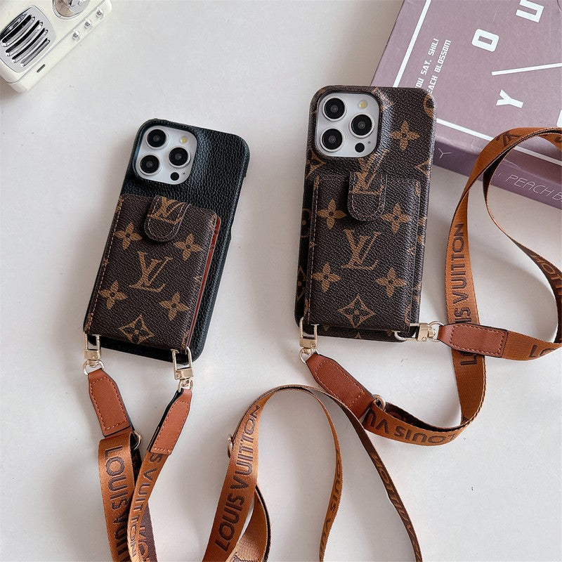 Luksus Card Bag Crossbody Chain iPhone etui