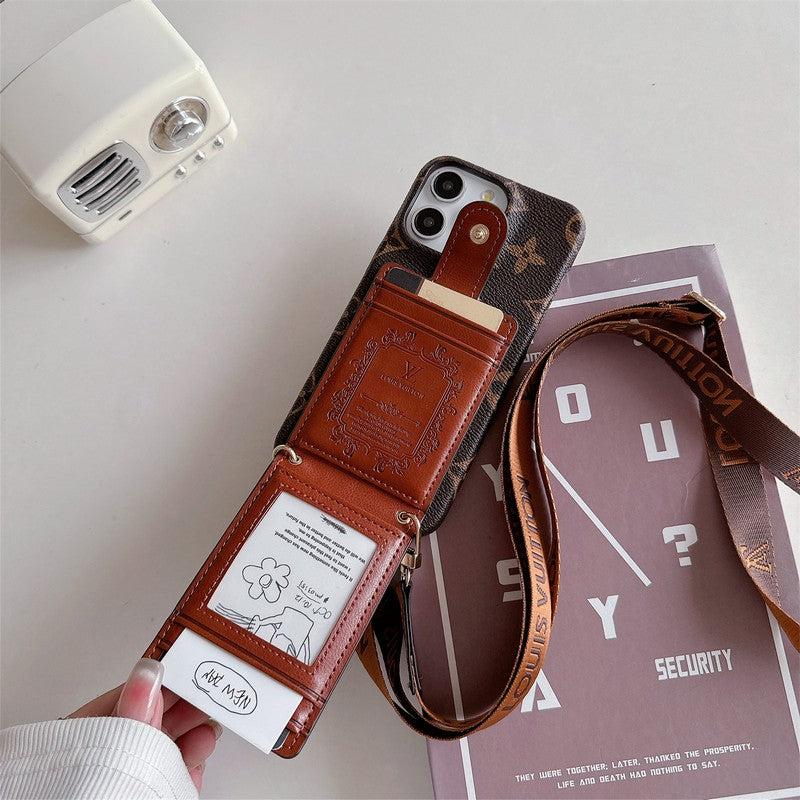 Luksus Card Bag Crossbody Chain iPhone etui