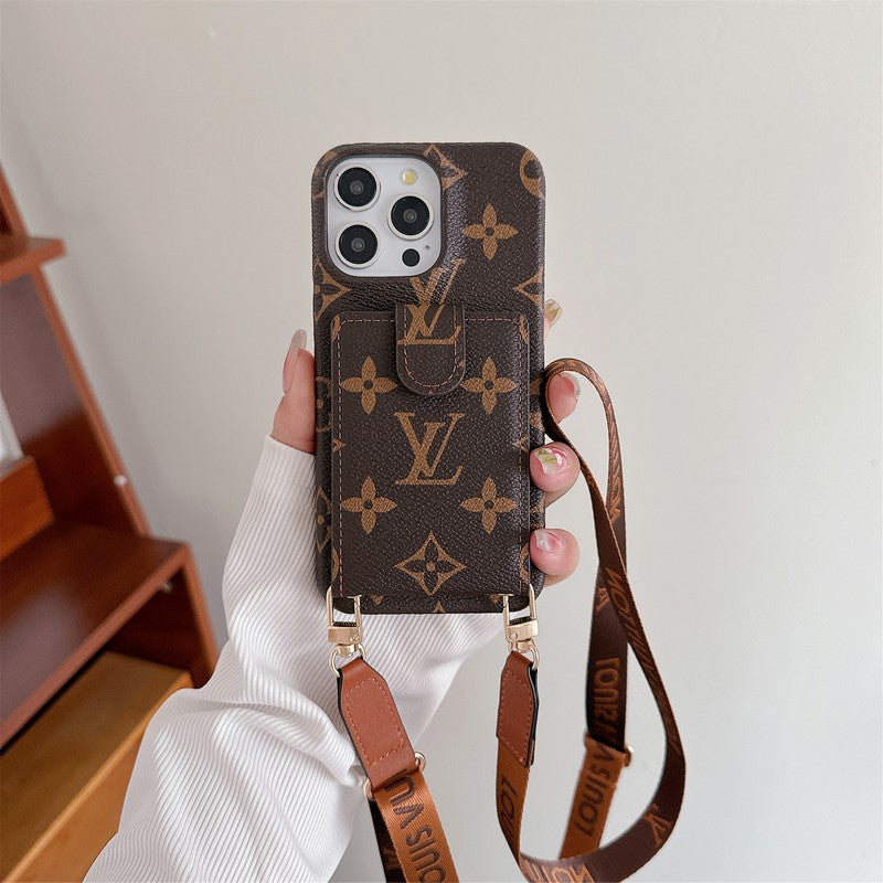 Luksus Card Bag Crossbody Chain iPhone etui