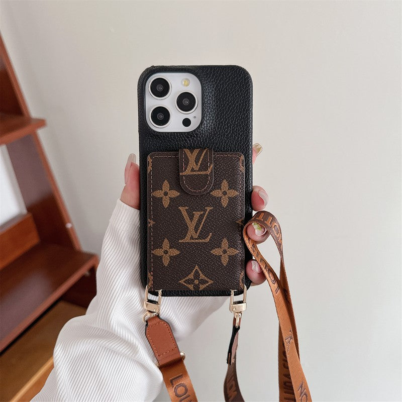 Luksus Card Bag Crossbody Chain iPhone etui