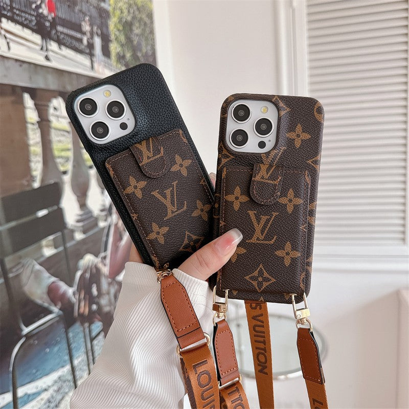 Luksus Card Bag Crossbody Chain iPhone etui