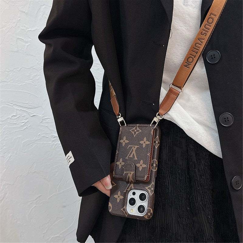 Luksus Card Bag Crossbody Chain iPhone etui